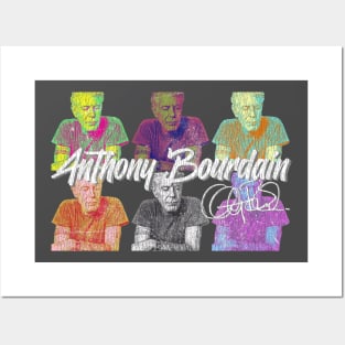 Anthony Bourdain Popart Vintage Look Posters and Art